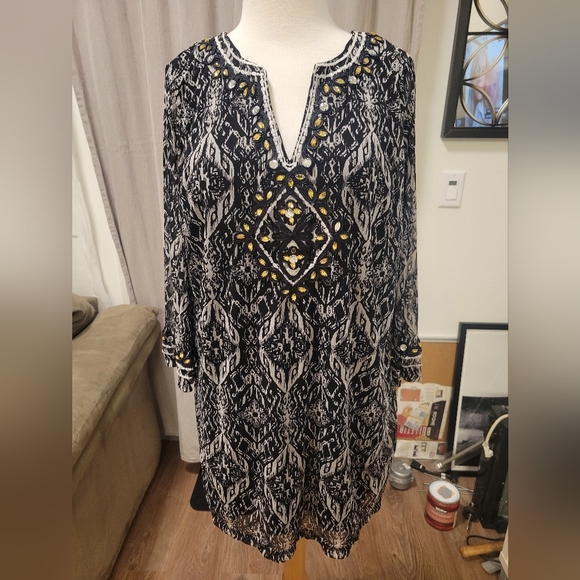 INC Blouse Tunic Top nwot - Picture 1 of 7